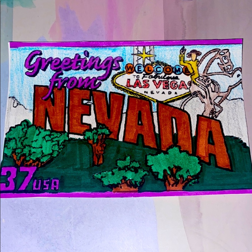 “Greetings from Nevada” Postcard